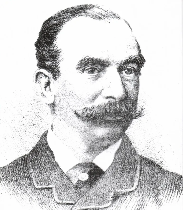 Historical portrait of William Prest, co-founder of Sheffield FC in 1857